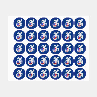 USA Handicapped Labels