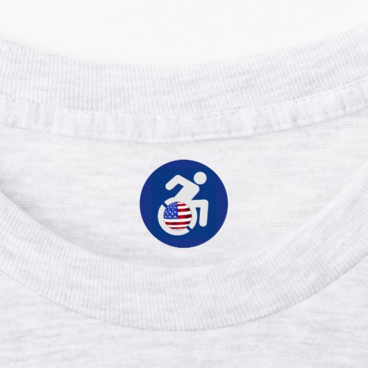 USA Handicapped Labels (Aangebracht)