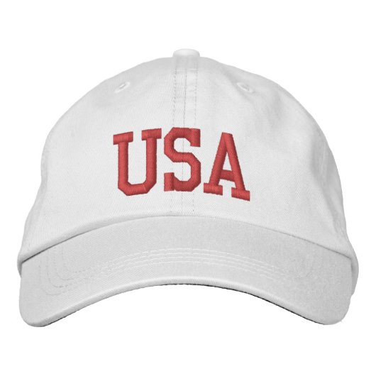 USA HAT CAP USA GEBORDUURDE PET (Voorkant)