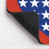 USA Heart Flag Mousepad Muismat (Hoek)
