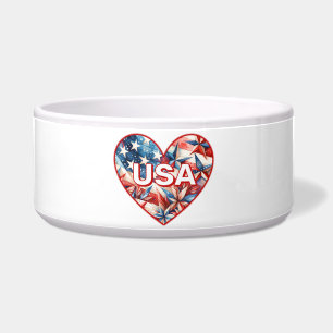 USA Heart Pet Voerbakje