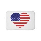 USA Heartflag bmcnt Badmat (Voorkant)