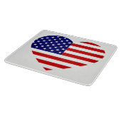 USA Heartflag cbcnt Snijplank (Hoek)