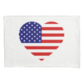 USA Heartflag pcnt Kussensloop (Voorkant)