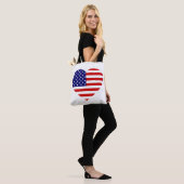 USA Heartflag stcnt Tote Bag (Op model)