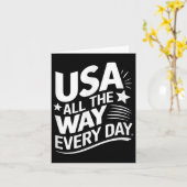 USA helemaal elke dag Kaart (Gele Bloem)