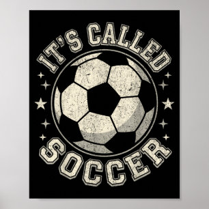 Usa Het Wordt Voetbal Genoemd Niet Voetbal Grappig Poster