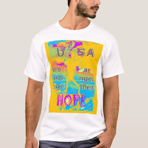 USA Hillary Hope Stronger Samen T-shirt