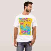 USA Hillary Hope Stronger Samen T-shirt (Voorkant volledig)