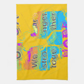 USA Hillary Hope Stronger Samen Theedoek (Verticaal)