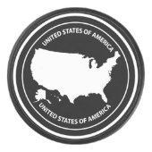 USA HOCKEY PUCK (Voorkant)