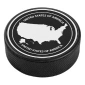 USA HOCKEY PUCK (3/4)