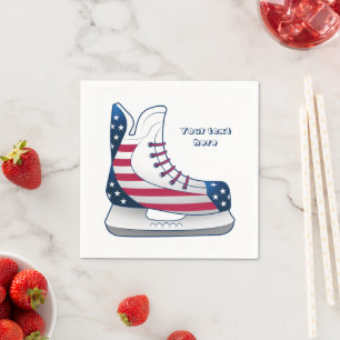 USA Hockey Schaatsen Servet