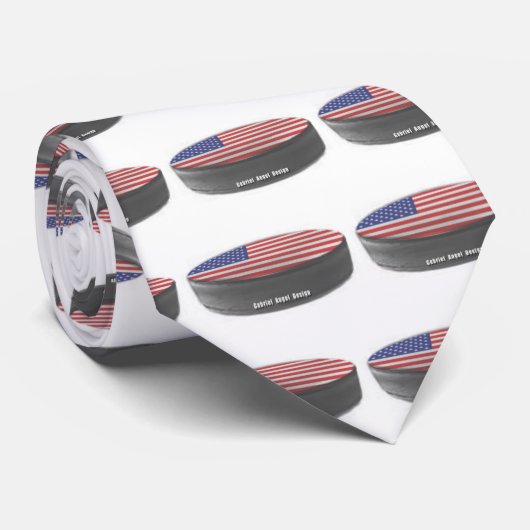USA Hockey Stropdas (Opgerold)