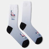 USA-hockeyschaatsen Sokken (Rechts)
