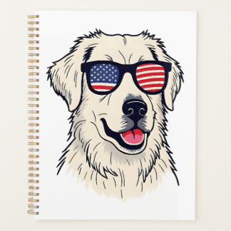 USA-hondliefhebber - Coole Pup met Amerikaanse Vla Planner