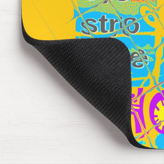 USA Hope: Kleurrijk gestructureerd ontwerp Muismat (Hoek)