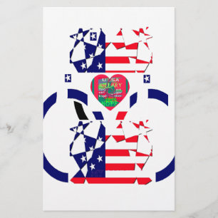 USA Hope Mooie Verbazingwekkende Nationale Vlag On