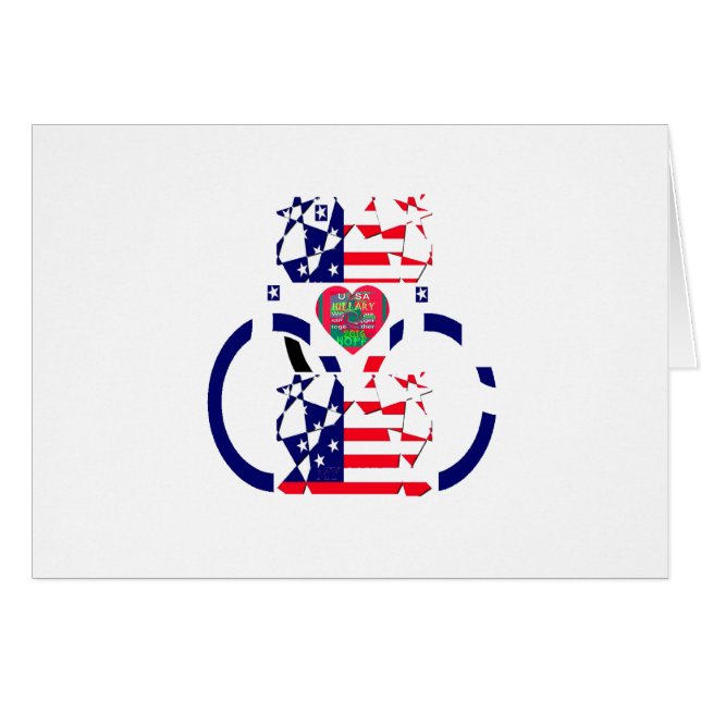 USA Hope Mooie Verbazingwekkende Nationale Vlag On (Voorkant Horizontaal)