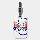 USA Hope Mooie Verbazingwekkende Nationale Vlag On Bagagelabel (Voorkant verticaal)