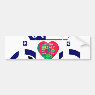 USA Hope Mooie Verbazingwekkende Nationale Vlag On Bumpersticker