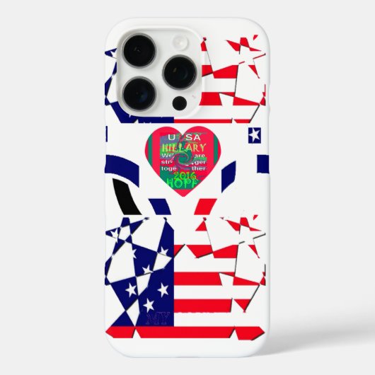 USA Hope Mooie Verbazingwekkende Nationale Vlag On Case-Mate iPhone Case (Achterkant)
