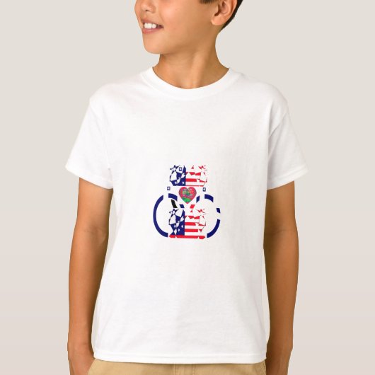 USA Hope Mooie Verbazingwekkende Nationale Vlag On T-shirt (Voorkant)