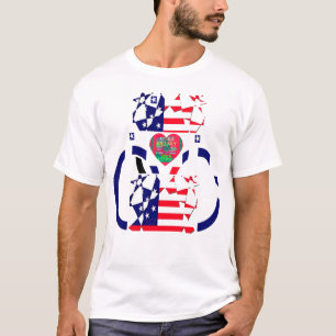 USA Hope Mooie Verbazingwekkende Nationale Vlag On T-shirt