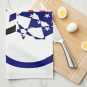 USA Hope Mooie Verbazingwekkende Nationale Vlag On Theedoek (Quarter Fold)