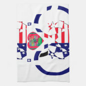 USA Hope Mooie Verbazingwekkende Nationale Vlag On Theedoek (Verticaal)