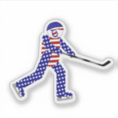 USA Ice Hockey   Sticker (Voorkant)