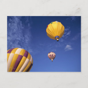 USA, Idaho, Teton Valley. Luchtballonnen Briefkaart