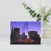 USA, IL, Chicago. Buckingham Fountain in Grant Briefkaart (Staand voorkant)