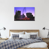 USA, IL, Chicago. Buckingham Fountain in Grant Canvas Afdruk (Insitu (Slaapkamer))