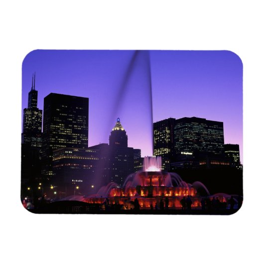 USA, IL, Chicago. Buckingham Fountain in Grant Magneet (Horizontaal)