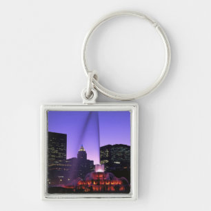 USA, IL, Chicago. Buckingham Fountain in Grant Sleutelhanger