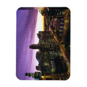 USA, IL, Chicago. Chicago skyline en rivier Magneet (Verticaal)