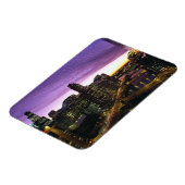 USA, IL, Chicago. Chicago skyline en rivier Magneet (Linkerzijde)