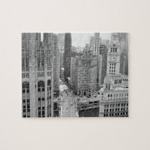 USA, IL, Chicago, Loop van Hotel Legpuzzel