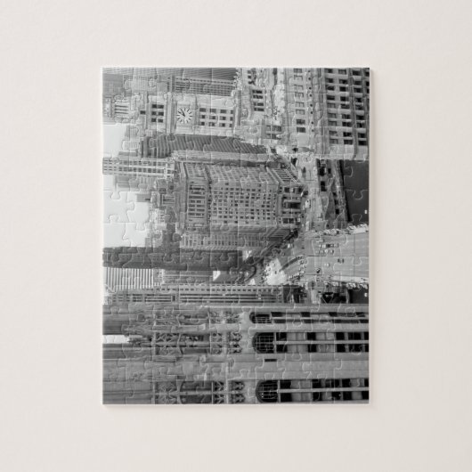 USA, IL, Chicago, Loop van Hotel Legpuzzel (Verticaal)