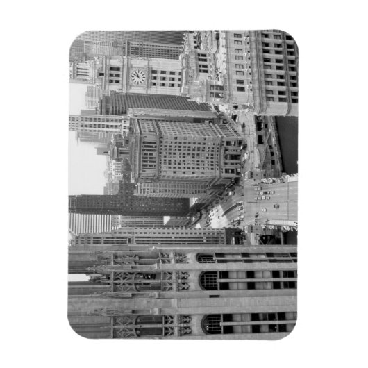 USA, IL, Chicago, Loop van Hotel Magneet (Verticaal)