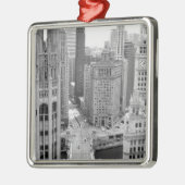 USA, IL, Chicago, Loop van Hotel Metalen Ornament (Links)