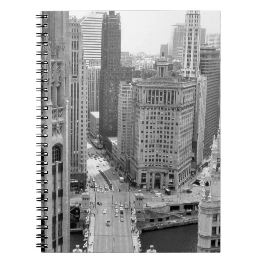 USA, IL, Chicago, Loop van Hotel Notitieboek (Voorkant)