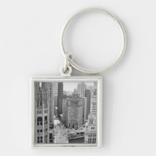 USA, IL, Chicago, Loop van Hotel Sleutelhanger