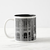 USA, IL, Chicago, Loop van Hotel Tweekleurige Koffiemok (Links)