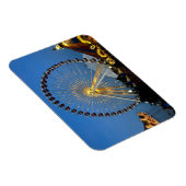 USA, Illinois, Chicago, Cityscapes, Lighted Magneet (Rechterzijde)