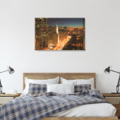 USA, Illinois, Chicago: The Loop: Buildings Canvas Afdruk (Insitu (Slaapkamer))