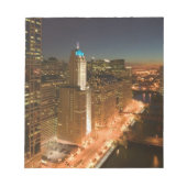 USA, Illinois, Chicago: The Loop: Buildings Notitieblok (Voorkant)
