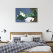 USA, Illinois, Chicago: The Loop: North State Canvas Afdruk (Insitu (Slaapkamer))