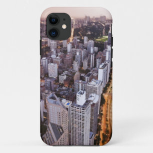 USA, Illinois, Chicago, uitzicht van het meer van  iPhone 11 Hoesje